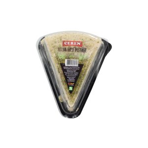 Pistachio Halva Triangles