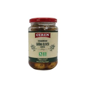 Spicy Pitted Green Olives